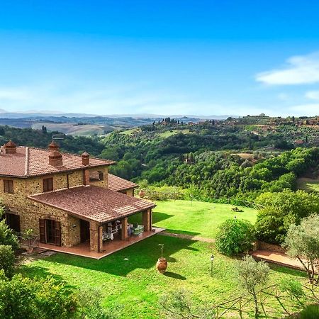 Willa Casa Ora D'Oro - Panoramic Views / Pool / Private Garden Trequanda Zewnętrze zdjęcie