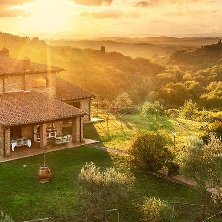 Willa Casa Ora D'Oro - Panoramic Views / Pool / Private Garden Trequanda Zewnętrze zdjęcie