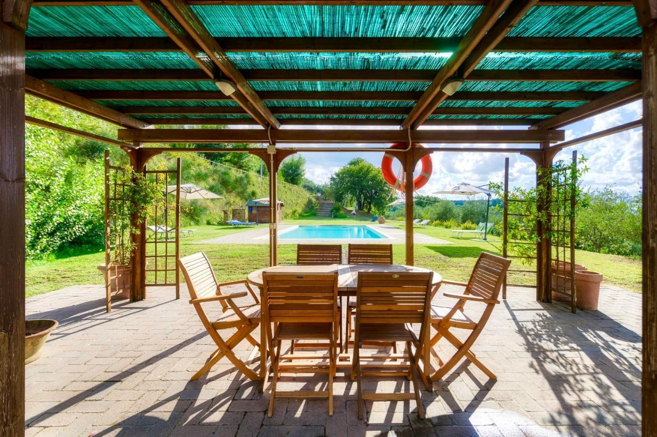 Willa Casa Ora D'Oro - Panoramic Views / Pool / Private Garden Trequanda Zewnętrze zdjęcie