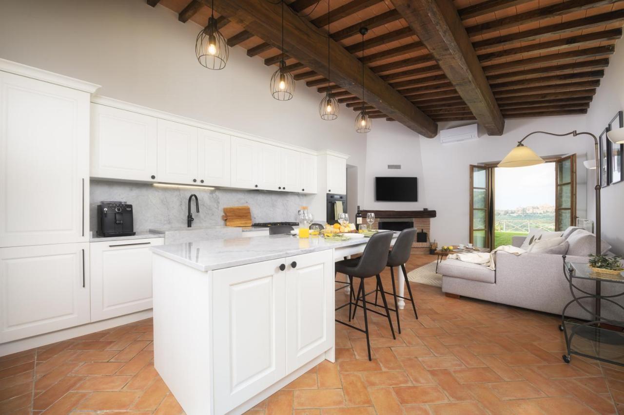 Willa Casa Ora D'Oro - Panoramic Views / Pool / Private Garden Trequanda Zewnętrze zdjęcie