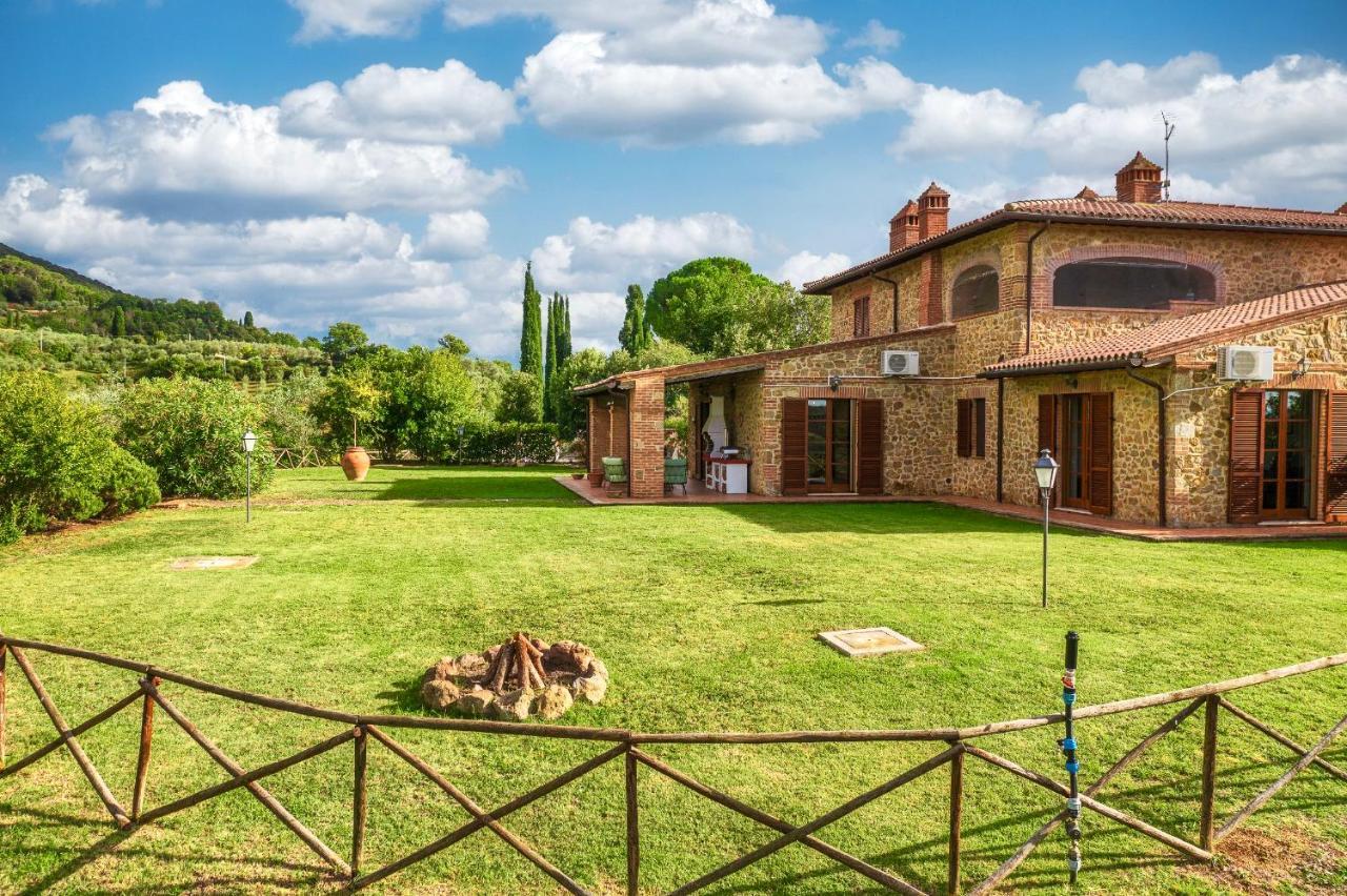 Willa Casa Ora D'Oro - Panoramic Views / Pool / Private Garden Trequanda Zewnętrze zdjęcie